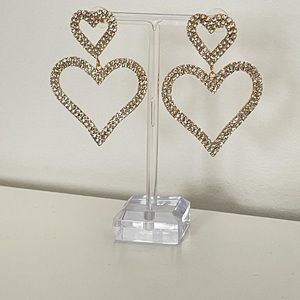 Heart Shaped Showstopper Earrings.